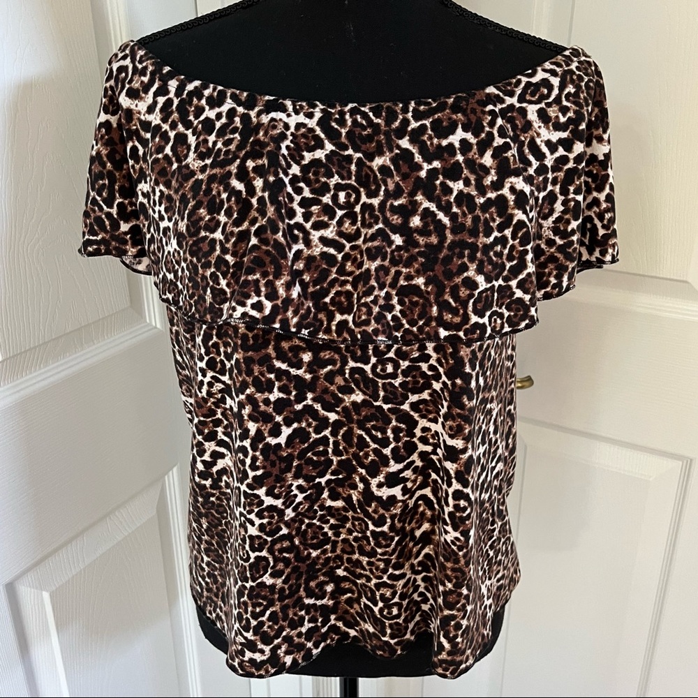 Lemon Tart Animal Print Top